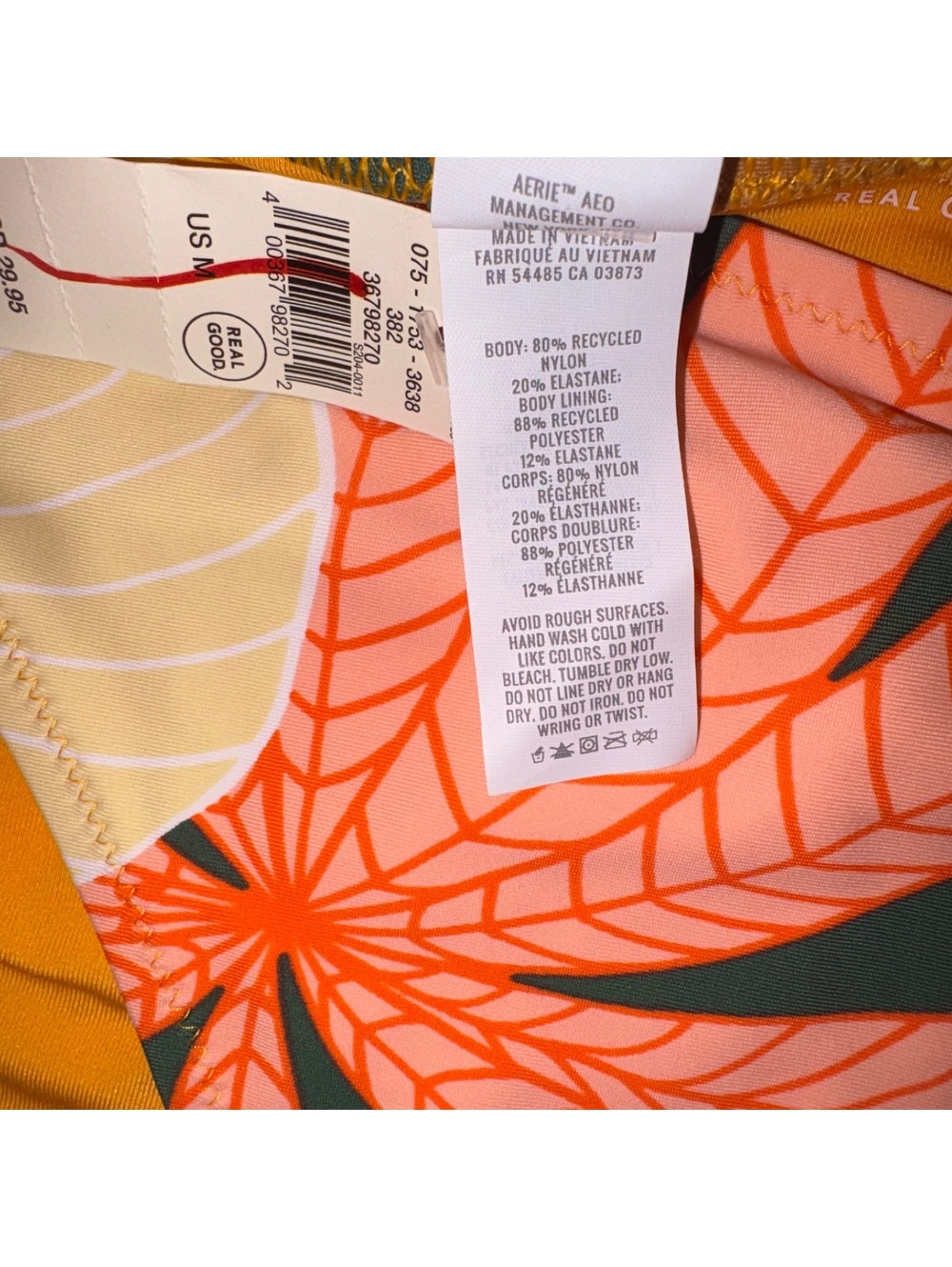 Aerie NEW With Tags Real Good Floral Bow Side Woman’s Med Bikini Bottoms Summer - Picture 5 of 8